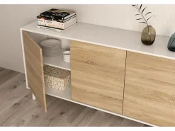 Loungitude Aparador|Aparador 3 puertas - L154 cm - Zaiken Plus