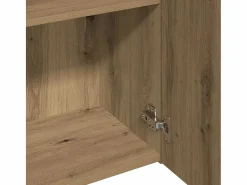 vidaxl Aparador alto madera de ingeniería roble artisan 60x32x190 cm Color natural claro Outlet