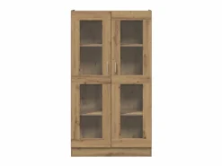 vidaxl Vitrina|Aparador alto Roble Artisan 82,5x30,5x150 cm Madera de ingeniería