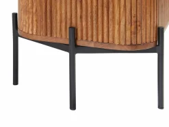Aparador con 3 puertas de madera de mango y metal - Natural y negro - BALIMELA^Vente-unique Discount