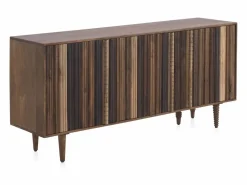 Aparador con 3 puertas multicolor de madera maciza de acacia^ Hot