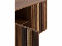 Aparador con 3 puertas multicolor de madera maciza de acacia^ Hot