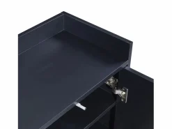 ModernLuxe Aparador|Aparador con 4 puertas sin tirador - estilo contemporáneo - madera + metal -
