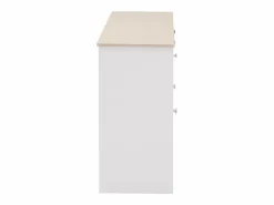 Aparador con 4 puertas y 3 cajones - mueble de almacenaje - mueble de madera - (160x37x75 cm)^ Online