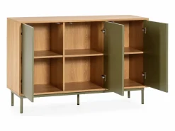 Aparador Cuzco 3 puertas color Roble/^VS Venta-stock Hot