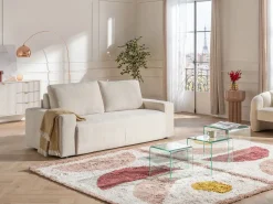 Vente-unique Aparador de 2 puertas y 3 cajones en MDF - y dorado - ELONARIA de Pascal Morabito Beige Best