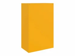 Aparador de acero mostaza 67x39x107 cm^vidaxl Hot