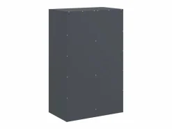 vidaxl Cajonera De Escritorio|Aparador de acero antracita 67x39x107 cm