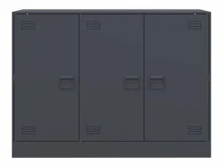 vidaxl Aparador De Cocina|Aparador de acero antracita 99x39x73 cm