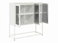 vidaxl Aparador De Cocina|Aparador de acero laminado en frío 100,5x39x107 cm