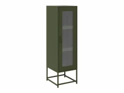 Aparador de acero laminado en frío oliva 36x39x123 cm^vidaxl Sale
