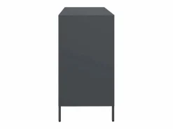 vidaxl Aparador De Cocina|Aparador de acero laminado en frío antracita 135x39x73,5 cm