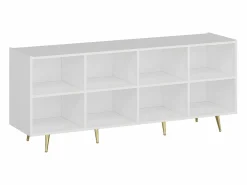 Aparador de diseño con 4 puertas de MDF - y Dorado - MOLYA^Vente-unique Discount