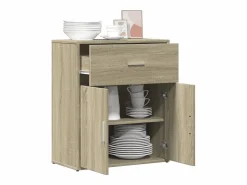 vidaxl Aparador De Cocina|Aparador de madera de ingeniería roble Sonoma 60x31x70 cm