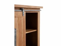 Aparador de madera maciza de acacia reciclada Color natural claro Clearance
