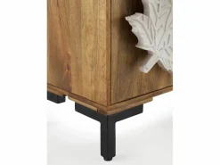 Aparador de madera maciza de mango marrón Marru00f3n New