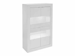 Aparador design luces LED 4 puertas lacado COMETE^Vente-unique Outlet