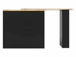 Aparador, Mueble bar giratorio y retráctil - 2 cajones y 6 compartimentos -^ModernLuxe Best