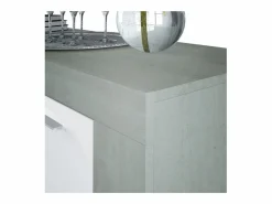 Aparador Urban 3 puertas blanco/cemento 80x144x42 cm^Loungitude Hot