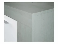 Aparador Urban 3 puertas blanco/cemento 80x144x42 cm^Loungitude Hot