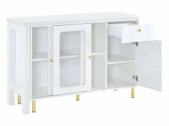 Hauss Spole Aparador De Cocina|Aparador 122x80x82cm con 3 puertas y 1 cajón, tapa extensible y giratoria, cuerpo