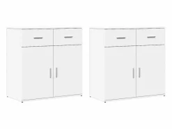 vidaxl Aparador De Cocina|Aparadores 2 unidades madera de ingeniería 79x38x80 cm