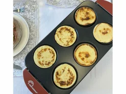 Aparato Multifuncional para Raclette 8 Personas con 6 Zonas para Pizzas y Crepes, 1600W, Recubrimiento Antiadherente Sin PFAS^Little Balance Best