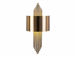 OZAIA Aplique de arte déco de metal - Ancho 22 x Alt. 75 cm - SANGARIUS Dorado Best