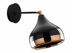 OZAIA Aplique Para Pared|Aplique de metal a pantalla orientable YILDO - D. 17 x Alt. 28 cm - y cobre