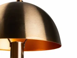 OZAIA Aplique de pared con forma de seta en metal efecto latón - A. 29 x D. 20 cm - ELDO Dorado Hot