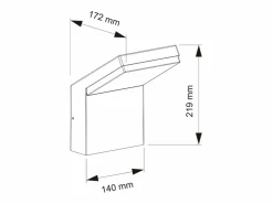 Iluminación Exterior|Aplique de pared LED IP54 18W Neo XL 2200K/2700K/3000K Encendido/Apagado