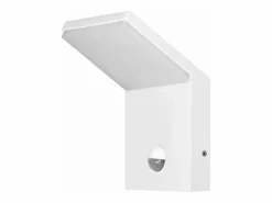 Aplique LED de pared IP54 9W con sensor 2200K/2700K/3000K con sensor crepuscular y de presencia Blanco Hot