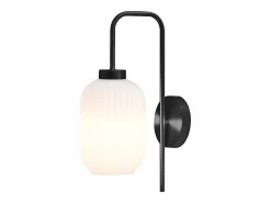 Aplique negro y cristal blanco L.25 x Alt.41 cm - LOUXOR^OZAIA Discount