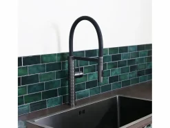 Architek mezclador de fregadero con alcachofa de ducha móvil gun metal^Essebagno Online
