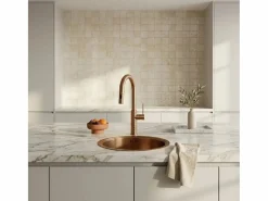 Architek mezclador de fregadero con rociador extraíble cobre cepillado^Essebagno Hot