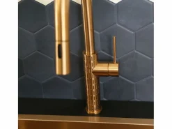Architek mezclador de fregadero con rociador extraíble cobre cepillado^Essebagno Hot
