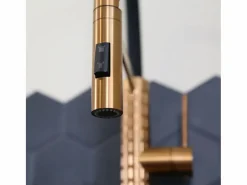 Architek Mezclador de fregadero con rociador móvil en cobre cepillado^Essebagno Clearance