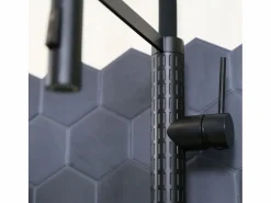 Essebagno Architek Mezclador monomando de fregadero con teleducha Negro Online