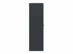 Archivador antracita 90x40x140 cm acero Marru00f3n Best