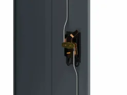 Archivador antracita 90x40x140 cm acero Marru00f3n Best