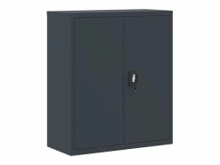 Archivador antracita 90x40x105 cm acero^ Best