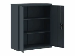 Archivador antracita 90x40x105 cm acero^ Best