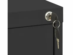 Archivador Antracita 46x62x133 cm Acero Marru00f3n New