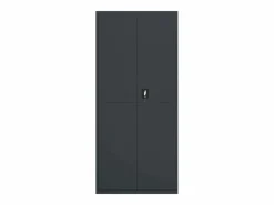 Armario Oficina|Archivador antracita 90x40x200 cm Acero