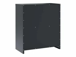 Archivador antracita 79x40x90 cm acero^ Online