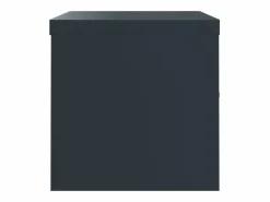 Archivador antracita 90x40x40 cm acero Marru00f3n