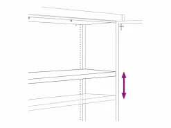 Armario Oficina|Archivador 90x40x180 cm acero