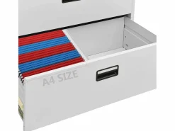Archivador Claro 90x46x164 cm Acero Gris Clearance