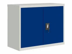 Archivador claro y azul 90x40x70 cm acero Gris Discount