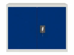 Archivador claro y azul 90x40x70 cm acero Gris Discount